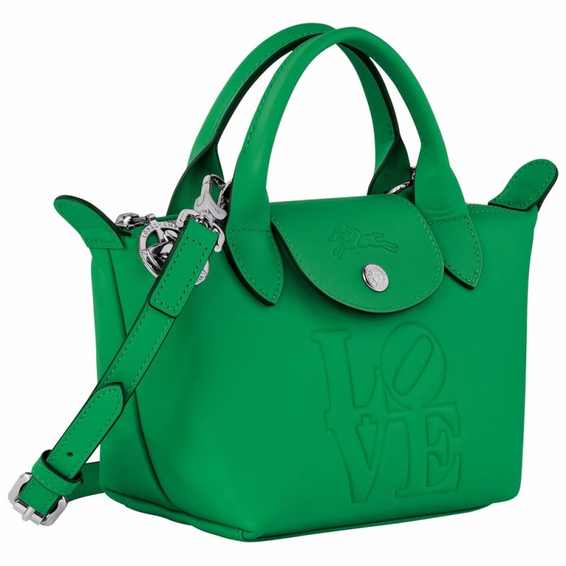 Green Longchamp Longchamp X Robert Indiana XS Men's Handbags